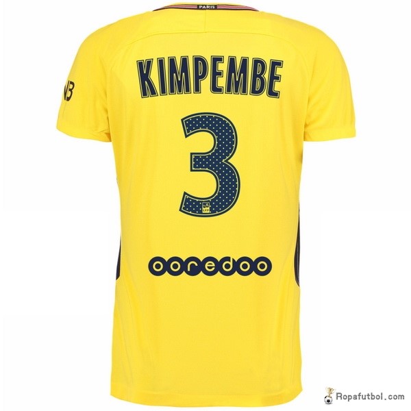 Camiseta Paris Saint Germain Replica Segunda Ropa Kimpembe 2017/18